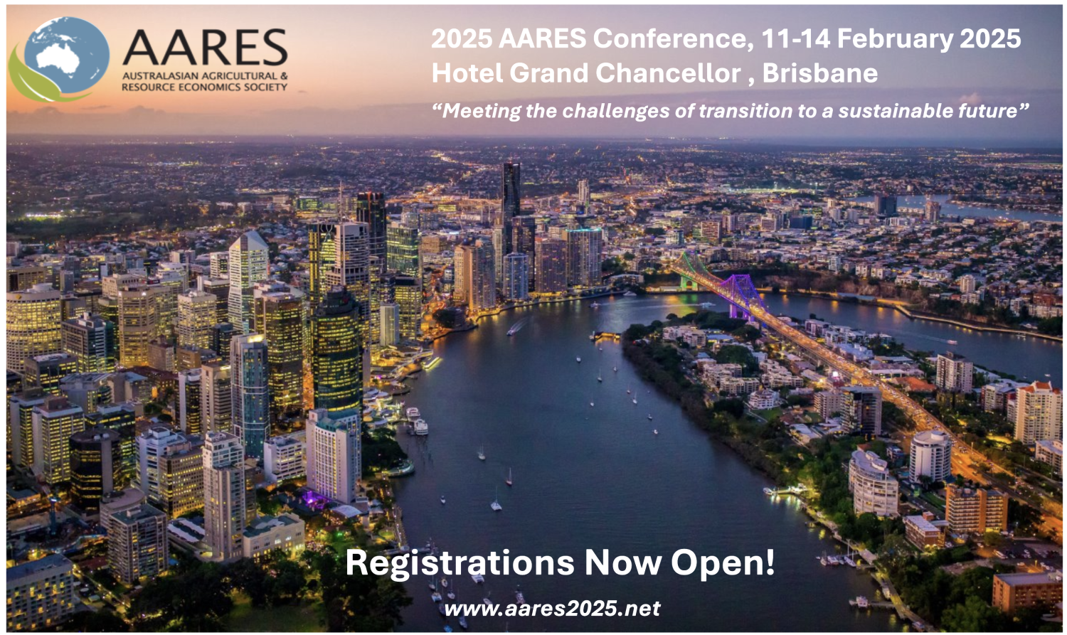 AARES 2025 Conference - Registrations Open Banner Image